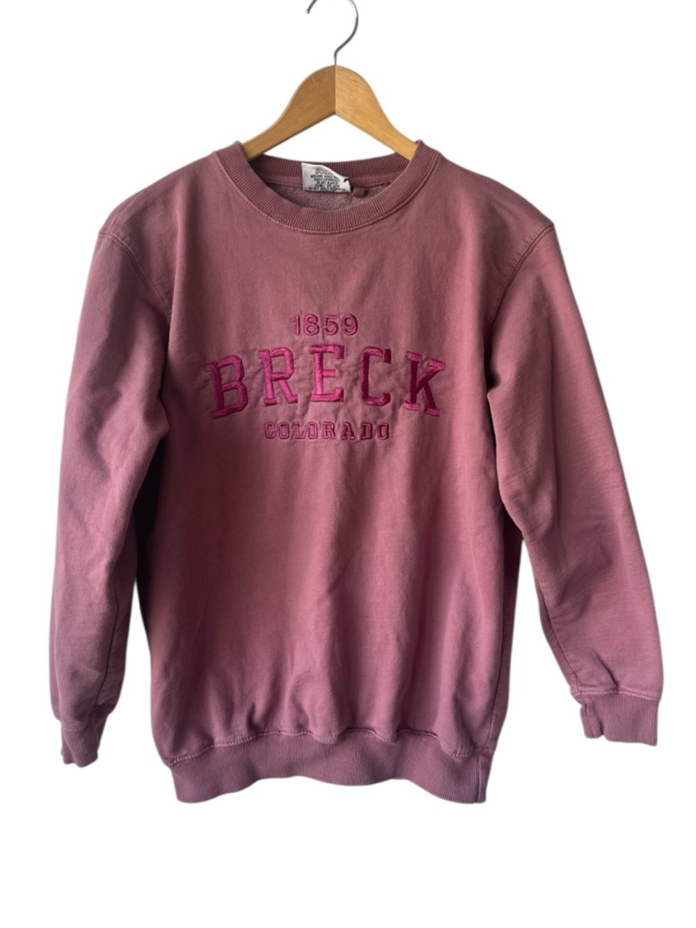 Breck Colorado Comfortex Vintage Style Sweatshirt Small